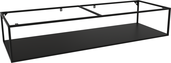 Storke Edge cadre décorative noir mat 150 x 52 cm
