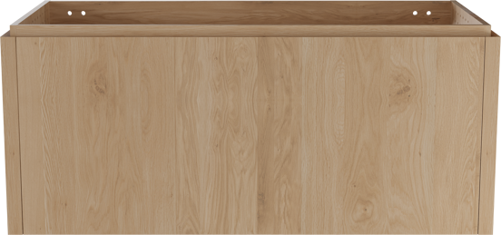 Balmani Eclips meuble sous-lavabo suspendu 120 x 55 cm Chêne naturelle 2 tiroirs
