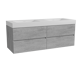 Storke Edge badkamermeubel met Mata High wastafel