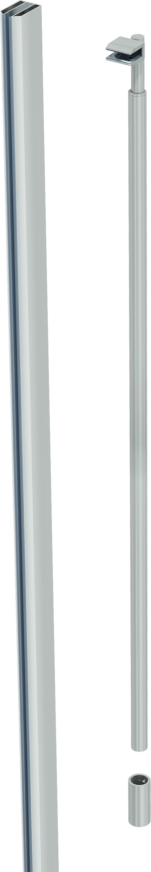 Linie Walk-in II set profielen 8 mm glas chroom