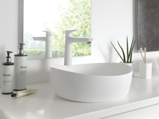 Balmani Jezi waskom matte Solid Surface rond Ø 37,5 cm