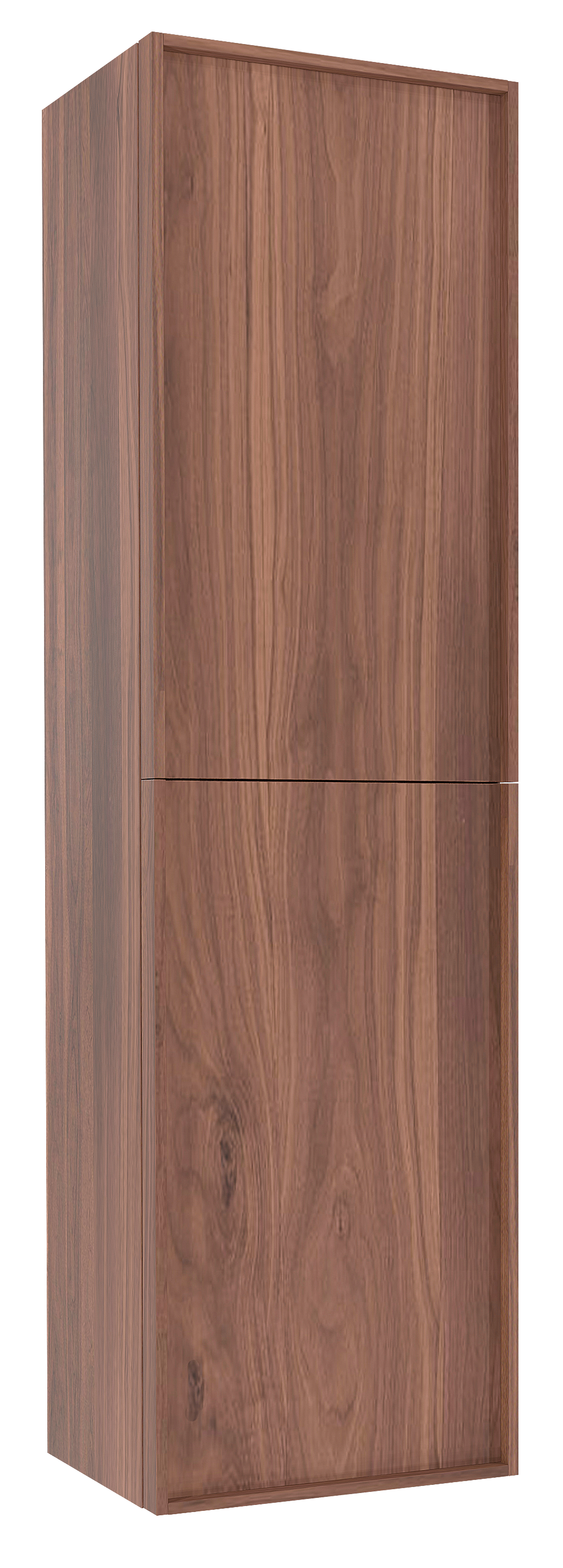 Balmani Quadro zwevende badkamerkast Amerikaans notenhout 40 x 32,5 x 150 cm