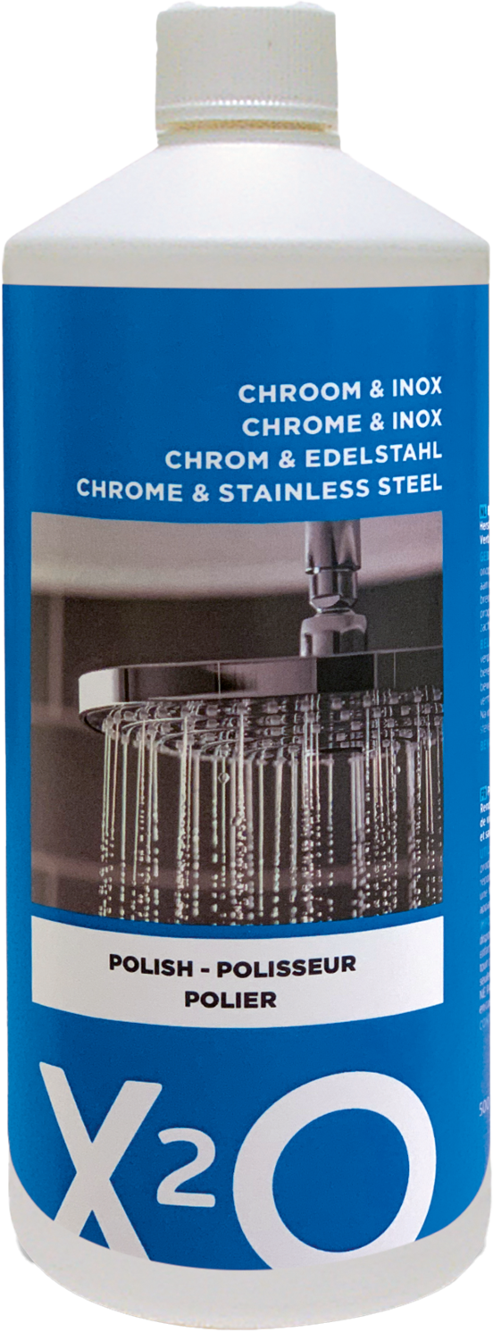 X2O chroom/inox polisher 500ml