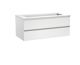 Balmani Mitra meuble salle de bains avec lavabo Tablo Stretto