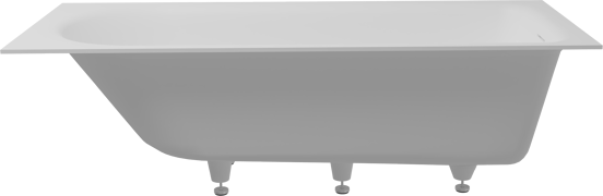 Balmani Rallanta baignoire encastrable mono 170 x 75 cm Solid Surface blanc mat