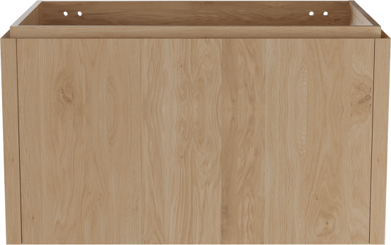 Balmani Eclips meuble sous-lavabo suspendu 90 x 55 cm Chêne naturelle 2 tiroirs
