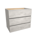 Balmani Lucida staande wastafelonderkast 90 x 55 cm beton zilvergrijs 3 lades