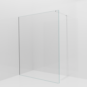 Balmani Modular inloopdouche: 160 x 200 cm, Helder glas, Hoogglans chroom profielen