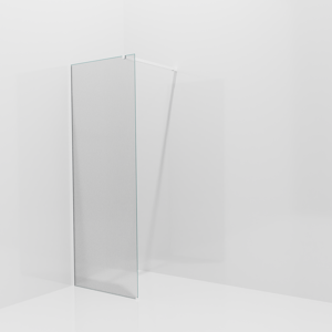 Balmani Modular douche à l'italienne: 80 x 200 cm, Ribs, avec coating, Profil Blanc mat