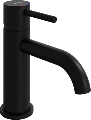 Blaufoss Round S robinet de lavabo noir mat