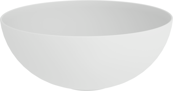 Luca Varess Supra vasque à poser porcelaine blanc mat rond Ø 36 cm