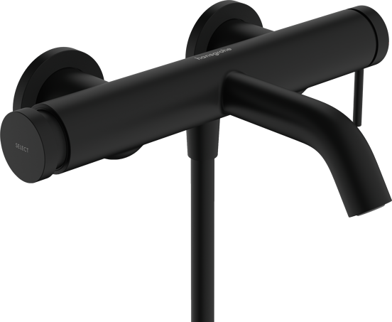 Hansgrohe Tecturis S Mischarmatur Badewannenarmatur schwarz matt