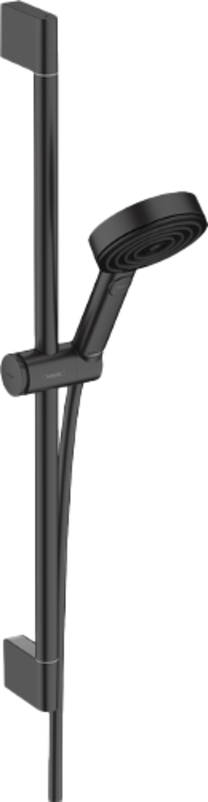 Hansgrohe Pulsify Select S Duschstange mit Brausekopf 10,5cm 3 Strahlfunktionen Schwarz matt