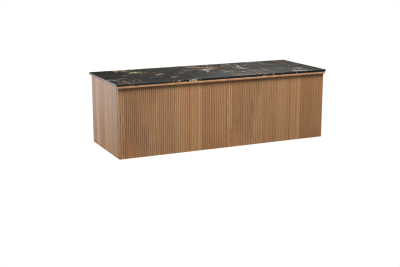 Balmani Forma badkamermeubel met Stretto wastafelblad voor waskom(men)