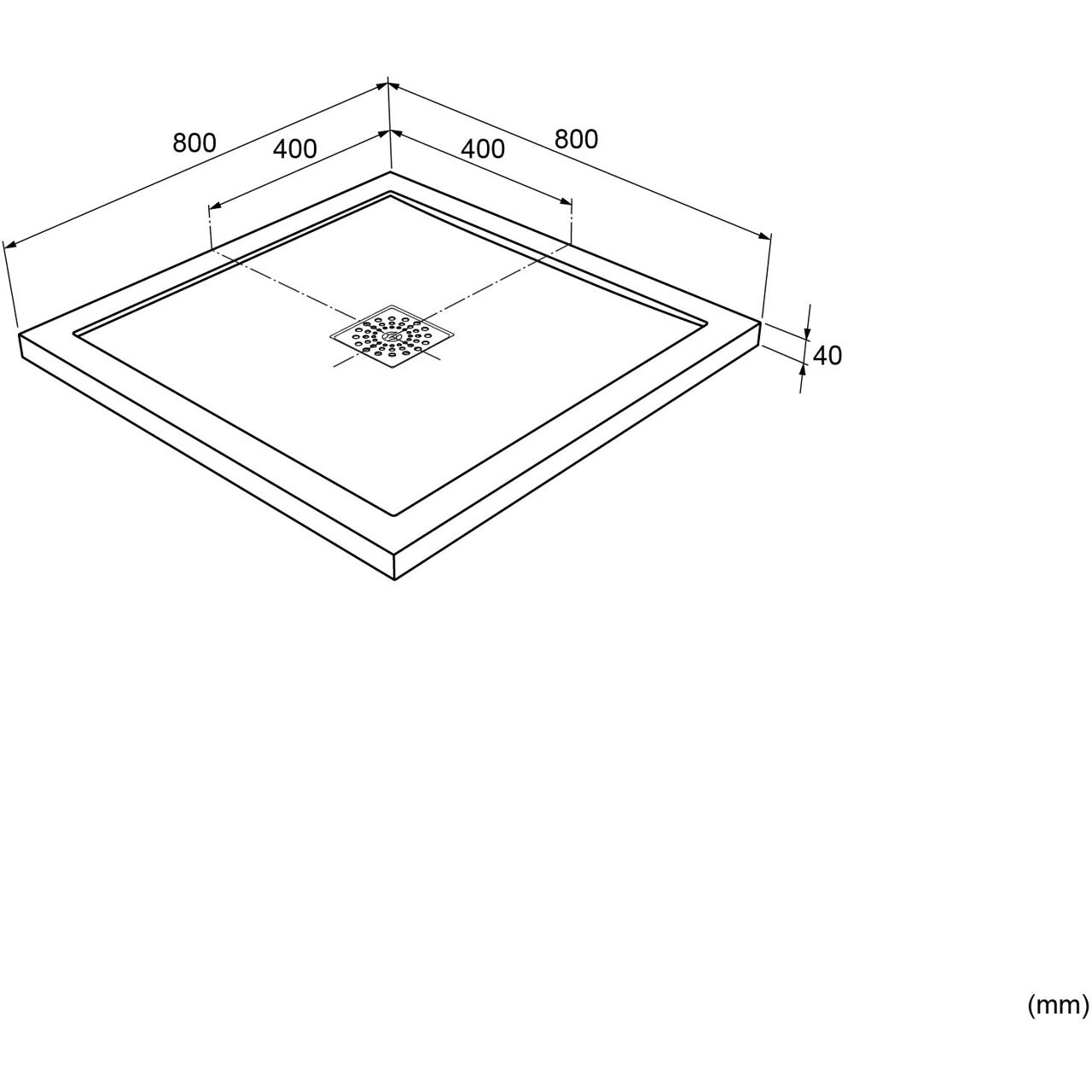 Linie Lido Douchebak 80 X 80 Cm Calacatta X O Badkamers 20-by-40-house-plan-with-car-parking-best-800-sqft-house