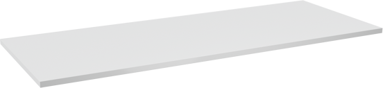 Linie Lado Einzel- oder Doppel Waschtischplatte matt Weiß verbundmarmor 120 x 46 cm