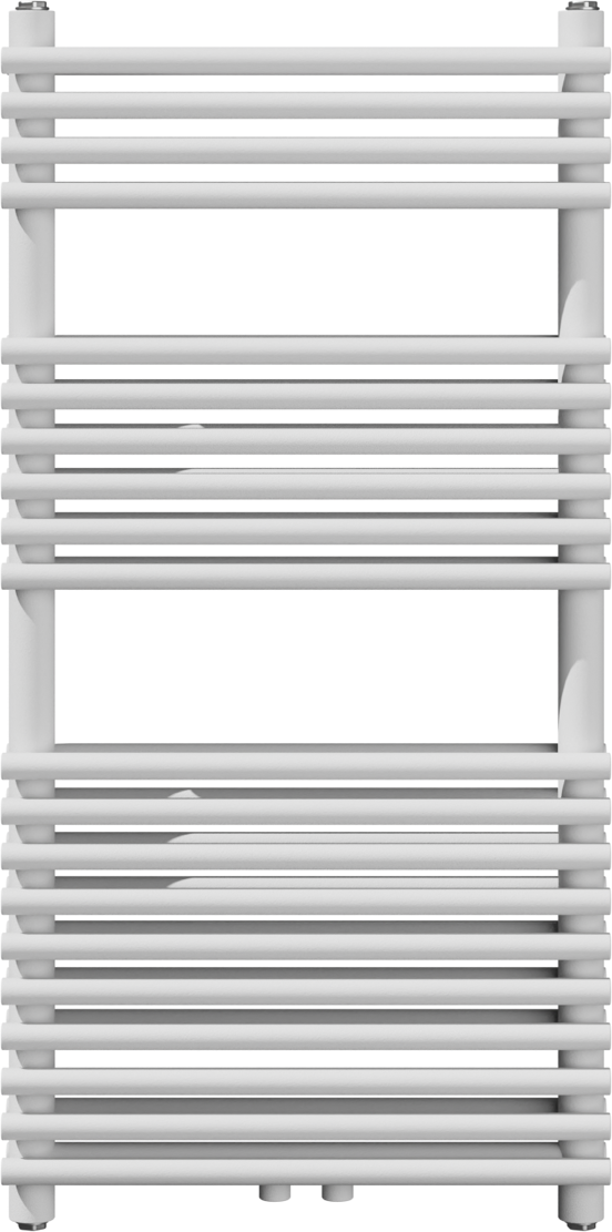 Vipera Alegria sèche-serviettes double 50 x 100 cm chauffage central blanc mat raccordements latéral et central possibles 850W