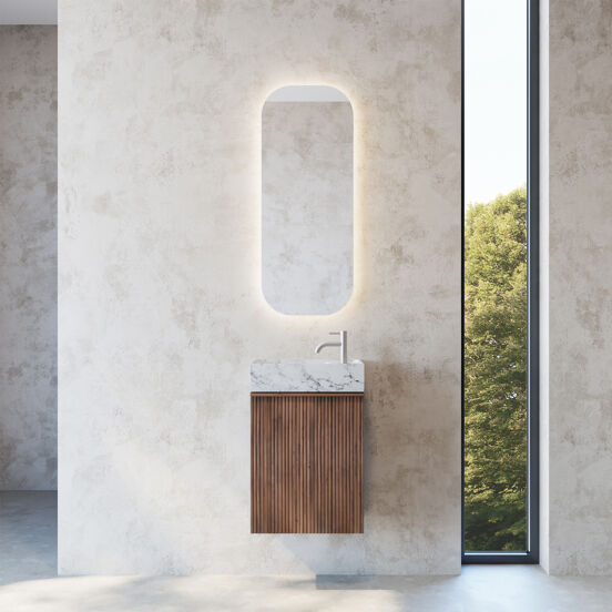 Blaufoss Multa fonteinkraan Brushed CoolMetal