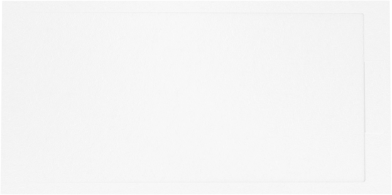 Balmani Indus Duschwanne: 160 x 80 cm, Marmorkomposit, Weiße Schieferstruktur, matt