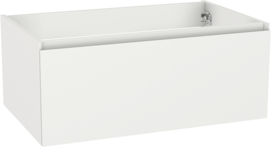 Storke Edge meuble sous-lavabo suspendu 85 x 52 cm blanc mat 1 tiroir