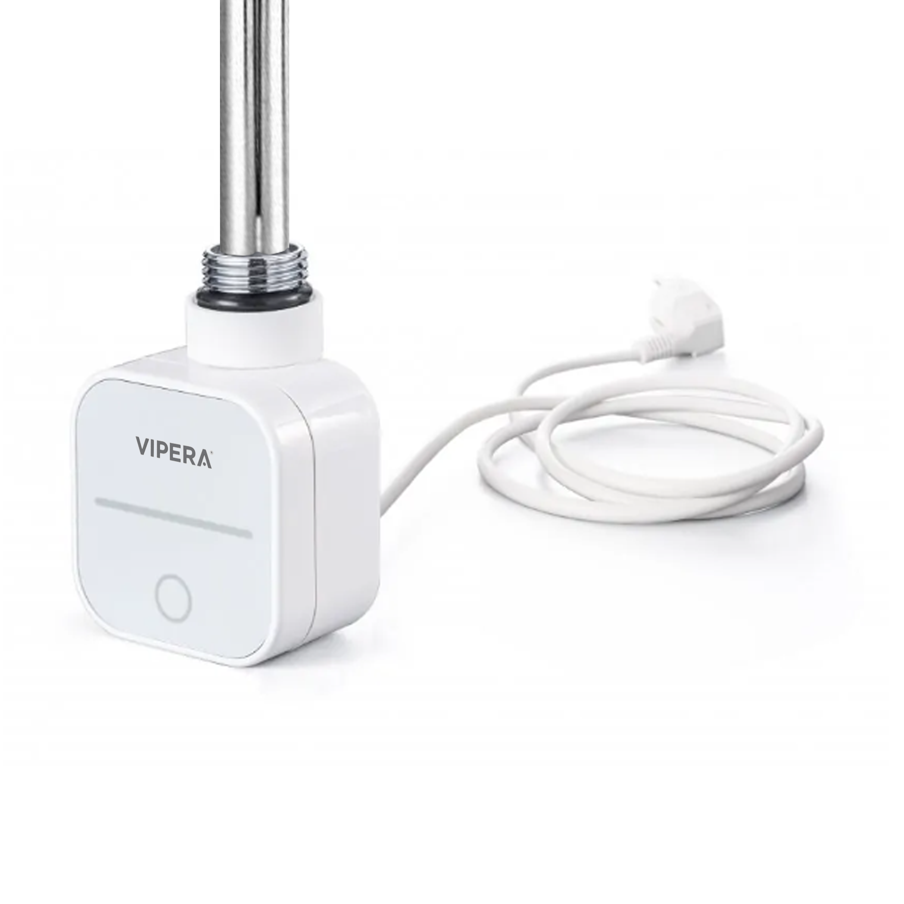 Vipera radiator thermostaat voor elektrische handdoekradiator 800W programmeerbaar wit