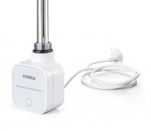 Vipera régulateur thermostatique programmable pour sèche-serviettes 1.500W électrique blanc
