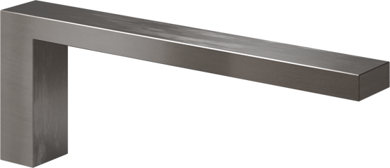 Blaufoss Noma Small handdoekhouder Brushed Gun Metal 19cm