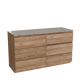 Balmani Lucida badkamermeubel met Stretto tablet voor waskom(men)