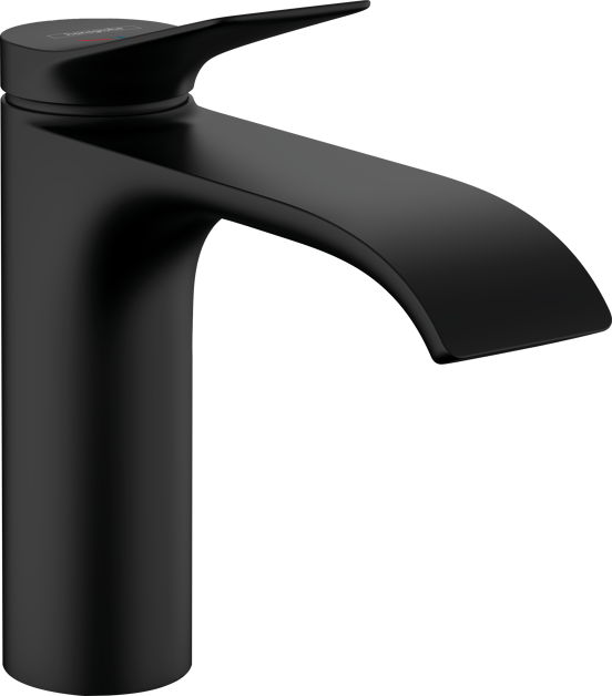 Hansgrohe Vivenis 110 robinet de lavabo bas noir mat