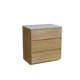Storke Edge meuble salle de bains avec tablette pour vasques Tavola