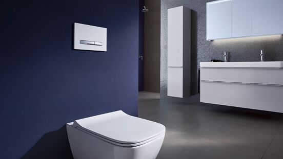 Geberit Smyle Square wc suspendu blanc brillant sans bride