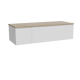 Storke Edge Badmöbel Set mit Panton Waschtischplatte für Aufsatzwaschbecken