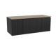 Storke Ribs meuble salle de bains avec tablette pour vasques Panton