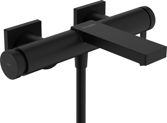 Hansgrohe Tecturis E mengkraan badkraan mat zwart
