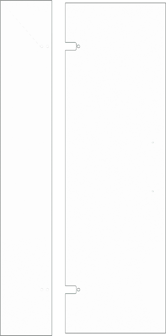 Balmani Senses Design porte pivotante réversible 100 x 210 cm verre transparent