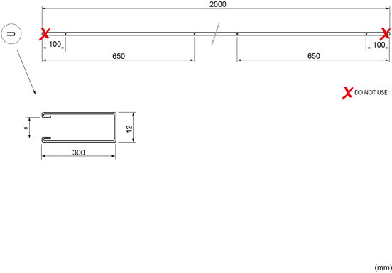 Balmani Modular inloopdouche 160 x 200 cm brons glas geborsteld rosé goud profiel