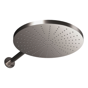 Blaufoss Nola 300 Tête de douche rond 30 cm avec support mural brushed CoolMetal