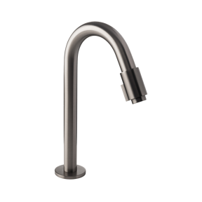 Blaufoss Ottawa Kaltwasserhahn: Erhöht, Brushed Gunmetal