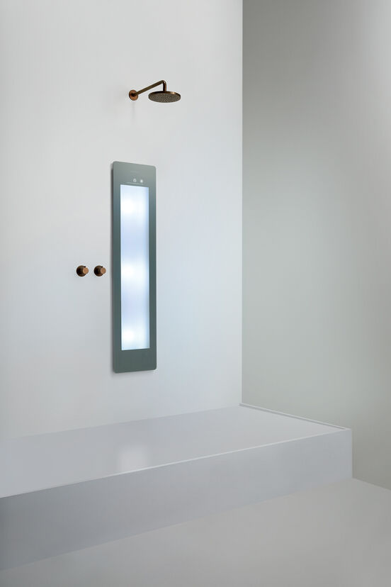 Sunshower Plus M Infrarood en UV Inbouw organic grey