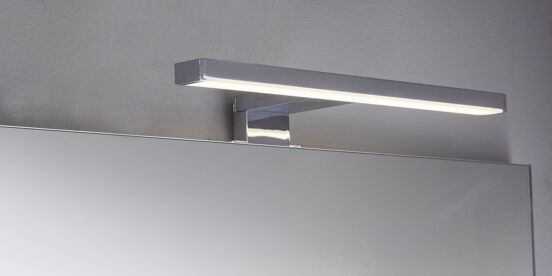 Balmani Cubico LED luminaire 30 cm chrome, 4100K