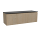 Storke Ribs meuble salle de bains avec tablette pour vasques Panton