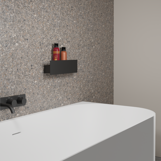 Balmani Uma wandplank mat zwart 35 x 8.5 cm