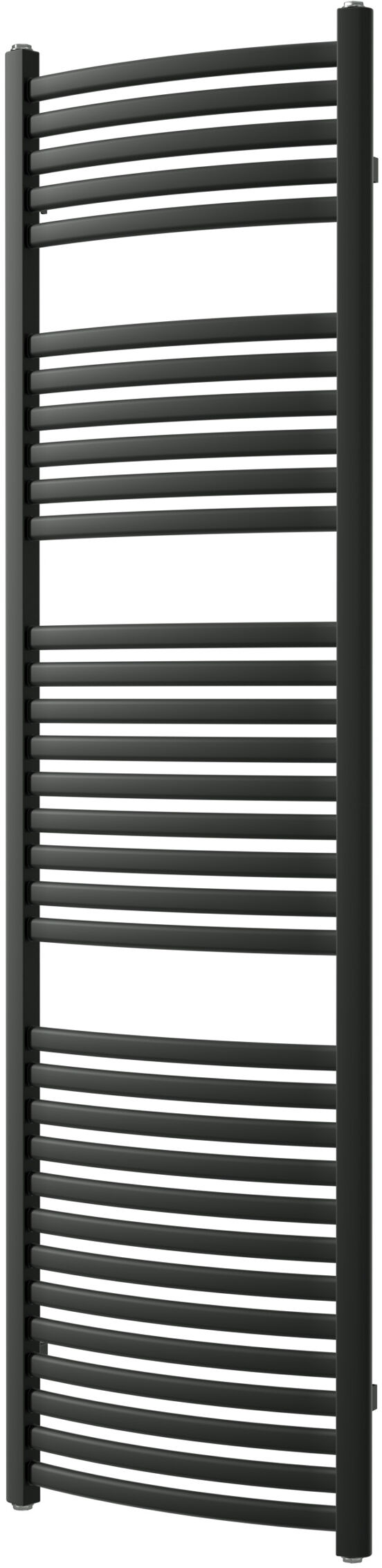 Vipera Kanza Rx sèche-serviettes simple 50 x 180 cm chauffage électrique noir mat raccordement latéral 781W, résistance incluse
