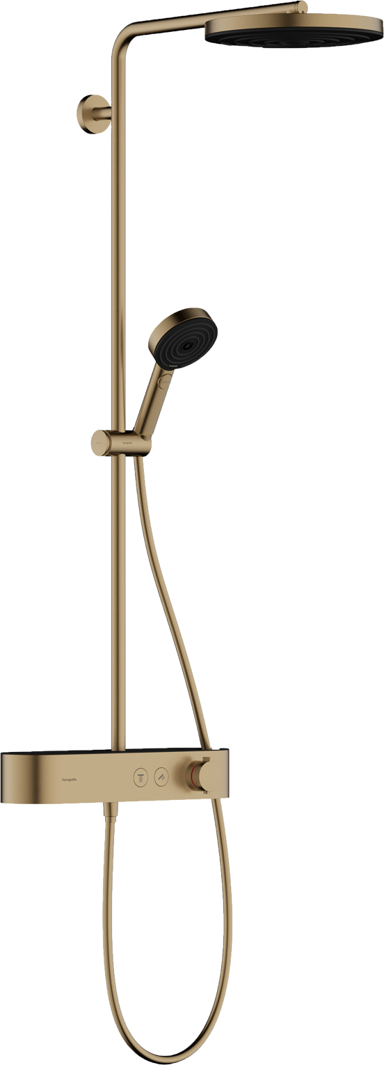 Hansgrohe Pulsify S260 Duschsystem mit Thermostat-Armatur Brushed Bronze