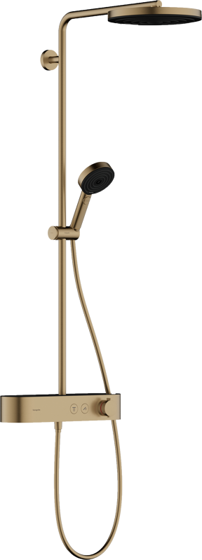Hansgrohe Pulsify S260 Duschsystem mit Thermostat-Armatur Brushed Bronze