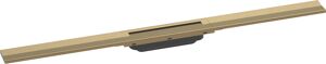 Hansgrohe RainDrain Flex Fertigset Duschrinne kürzbar 90cm Brushed Bronze