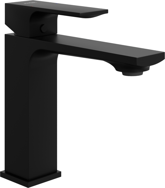 Blaufoss Cape robinet de lavabo noir mat