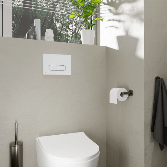 Oleas M1 bedieningspaneel mat chroom voor Ideal Standard ProSys inbouwreservoir