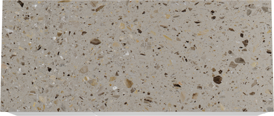 Balmani Mitra meuble salle de bains suspendu 135 x 55 cm blanc mat avec Stretto tablette simple ou double en terrazzo greige terrazzo
