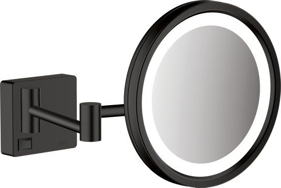 Hansgrohe AddStoris Miroir grossissant noir mat